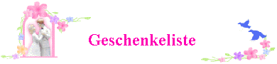 Geschenkeliste
