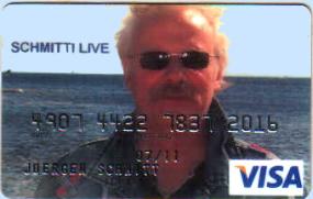 Schmitti Visacard der Postbank
