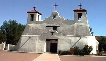 Kirche im Isleta Pueblo