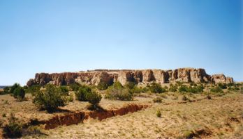 der Felsen von Acoma Sky City