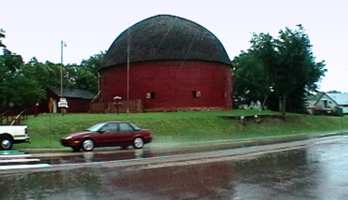 die runde Scheune in Arcadia