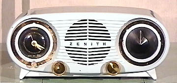 Zenith, white, 1950