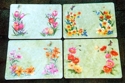 Denise - flower placemats