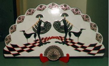 Mary's art deco fan