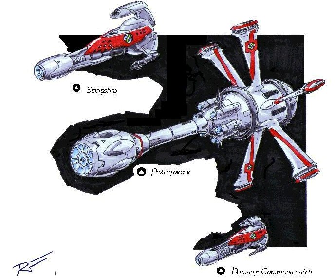 Humanx starships