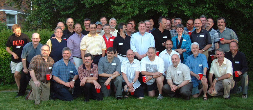 The whole group at Ken and Noemi's for the 30th