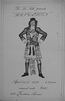 Brigadoon Musical Poster