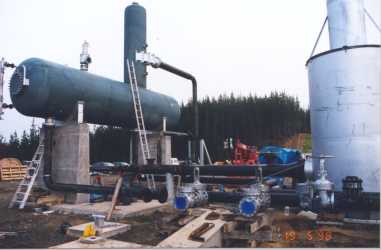 Steam and brine separator