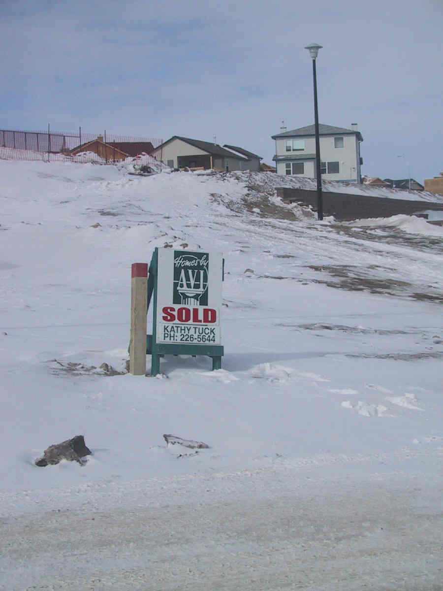 the sold sign