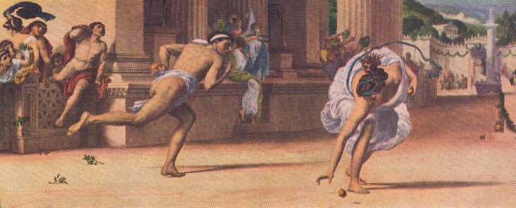 Atalanta picking up the Golden Apples