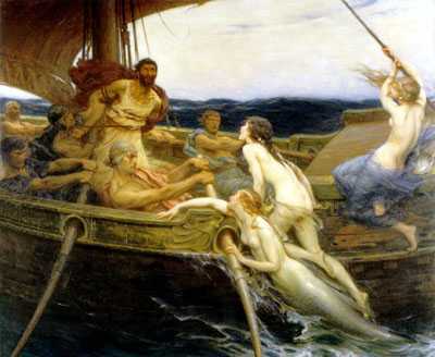 Odysseus and the Mermaids (I really looove this painting! ^-^)