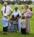 John Cudmore, Megsie Cudmore, Diana Breden and grandchildren
