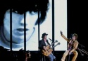 Jon & Richie after performing Here Comes The Sun. (AP Photo/Mark Terrill)