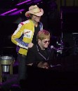 Jon and Elton John at Aids Benefit