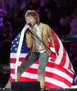 pic of Jon wrapped in USA flag