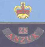 Unit identification badge 28 ANZUK Brigade