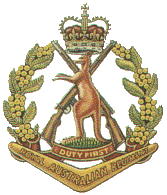 "Skippy" the Badge of the Royal Australian Regiment
