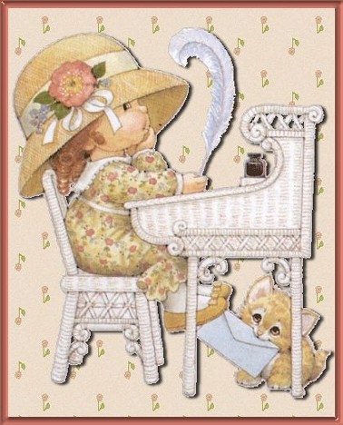 RM girl at desk