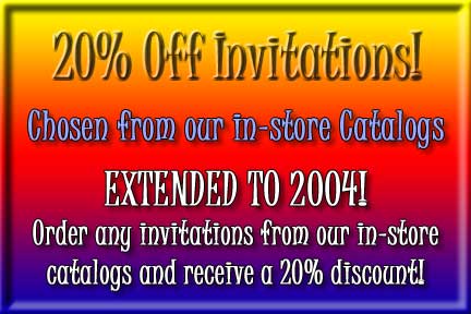 Invitaions Coupon -- Print me for savings!