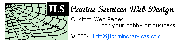 JLS Canine Services Web Design Logo