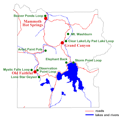 Trails Location Map