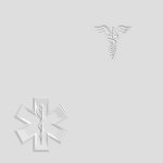 Caduceus/EMS Star background