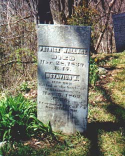 The grave of Octavius Wallace