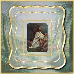 Shiny Gold Frame