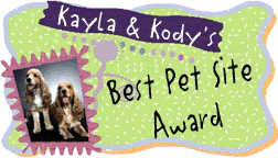 Kayla & Kody's
     Award