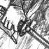 A random samurai, wounded
