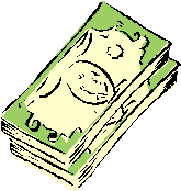 Graphic of cash.