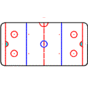 Graphic of an ice hockey rink