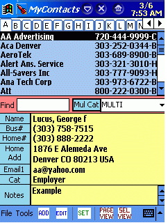 My Contacts