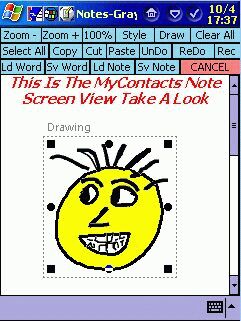 Notes Dialog