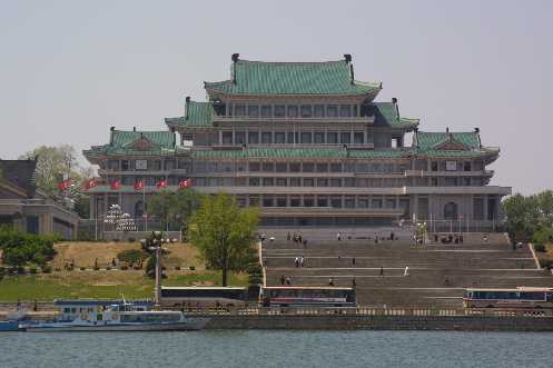 Grand People's Study House, seen from the river