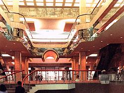 Foyer of the Pyongyang Koryo Hotel