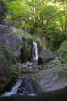 Waterfall in Myohyang Mountains