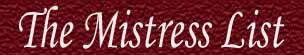 The Mistress List