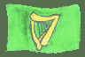 Bard's symbol, ancient Irish flag