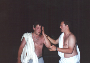 HEY! The Roman's didn't wear BOXERS under their togas!