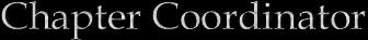Chapter Coordinator