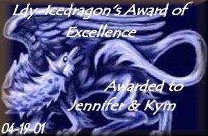 Ldy-Icedragon's Award of Excellence