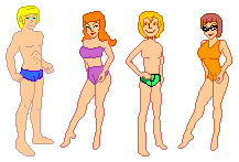 Fred, Daphne, Shaggy, & Velma