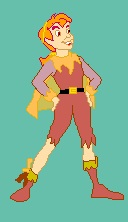Disney Peter Pan dressed as Fox Peter Pan
