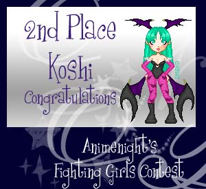 wee! second place! there was tough competition in this...
