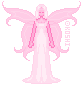 a small pink faerie