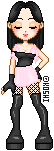a very odd-looking goffic girly.