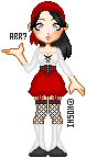 a little pirate girl