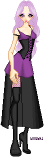 a purple goffic girl || mini-gotika || angy-chan