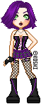 i like her look!  i love the plaid skirt!